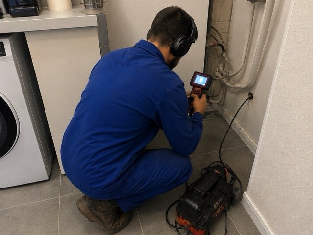 recherche de fuite en 30mn à Paris 17ème